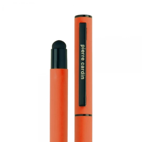 Zestaw piśmienniczy touch pen, soft touch CELEBRATION Pierre Cardin - pomarańczowy (GE-B040100-1IP310)