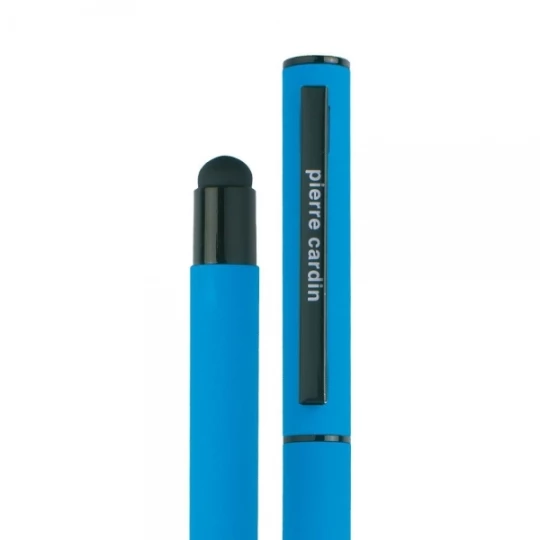 Zestaw piśmienniczy touch pen, soft touch CELEBRATION Pierre Cardin - jasnoniebieski (GE-B040100-5IP324)