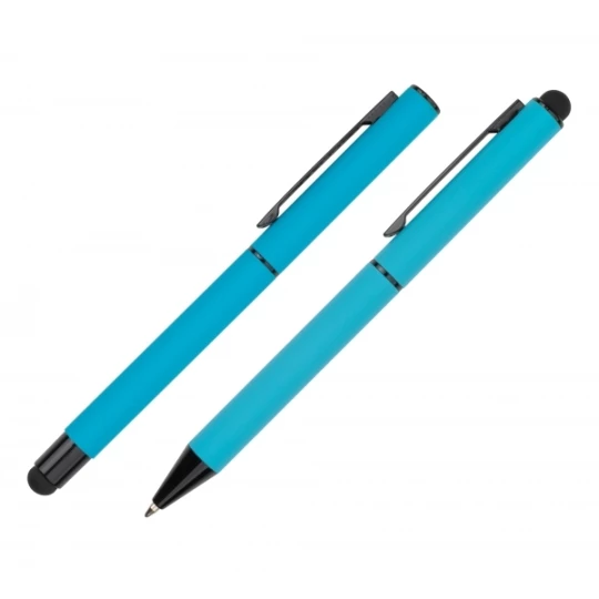 Zestaw piśmienniczy touch pen, soft touch CELEBRATION Pierre Cardin - jasnoniebieski (GE-B040100-5IP324)