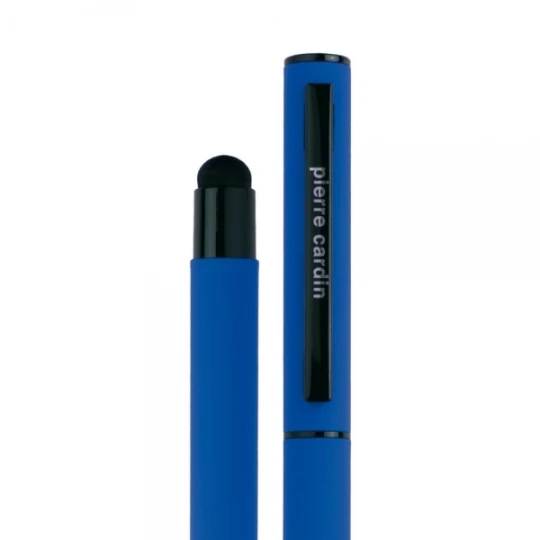 Zestaw piśmienniczy touch pen, soft touch CELEBRATION Pierre Cardin - niebieski (GE-B040100-6IP304)