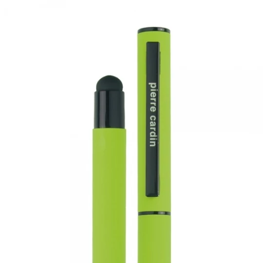 Zestaw piśmienniczy touch pen, soft touch CELEBRATION Pierre Cardin - jasnozielony (GE-B040100-7IP329)