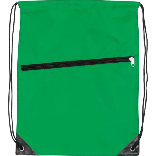 Worek sportowy z RPET - zielony - (GM-63718-09)