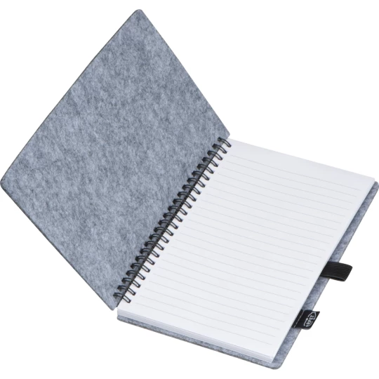 Flicowy notes A5 - szary - (GM-23744-07)