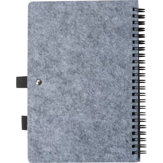 Flicowy notes A5 - szary - (GM-23744-07)