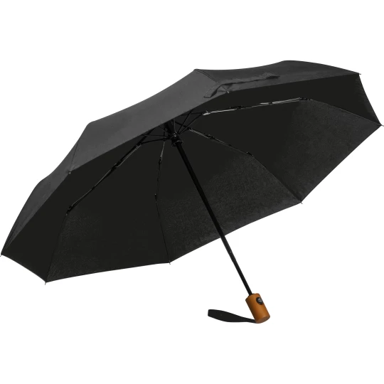 Automatyczny parasol rPET Ipswich - czarny (GE-3223-03)