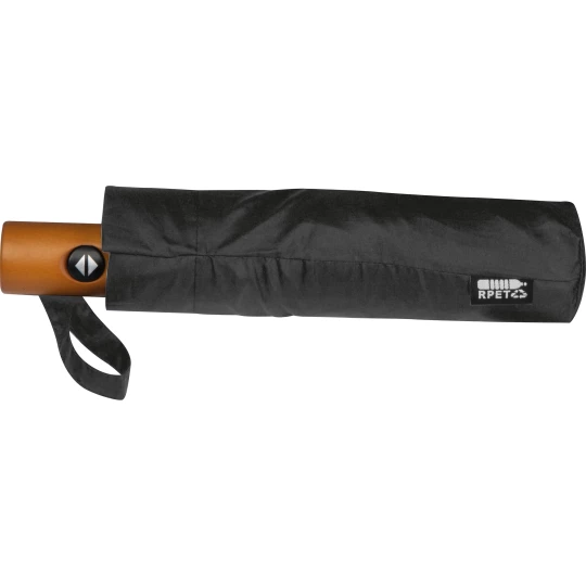 Automatyczny parasol rPET Ipswich - czarny (GE-3223-03)