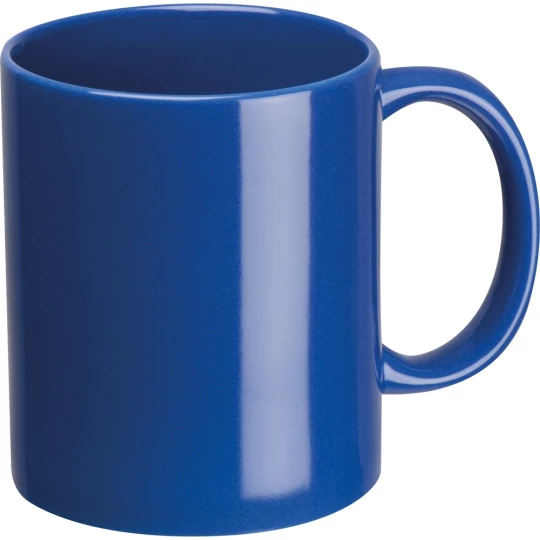 Kubek ceramiczny 300 ml - niebieski - (GM-83735-04)