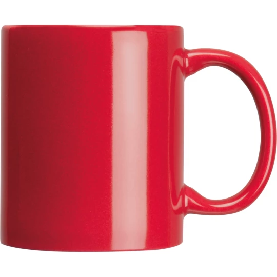 Kubek ceramiczny 300 ml - czerwony - (GM-83735-05)