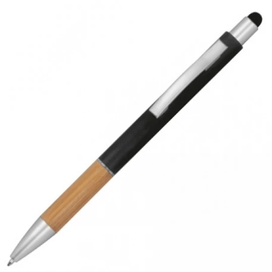 Długopis plastikowy touch pen Tripoli - czarny (GE-2642-03)
