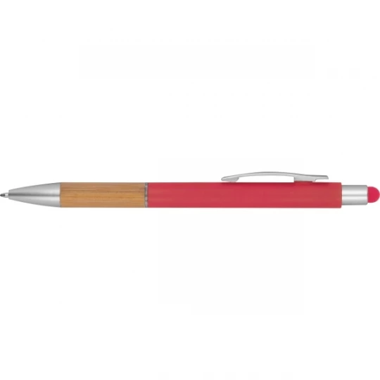 Długopis plastikowy touch pen Tripoli - czerwony (GE-2642-05)