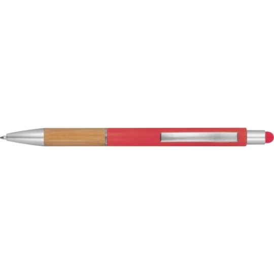 Długopis plastikowy touch pen Tripoli - czerwony (GE-2642-05)