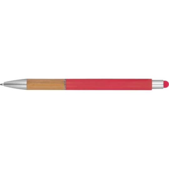 Długopis plastikowy touch pen Tripoli - czerwony (GE-2642-05)
