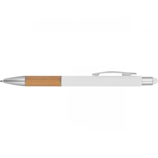 Długopis plastikowy touch pen Tripoli - biały (GE-2642-06)