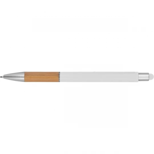 Długopis plastikowy touch pen Tripoli - biały (GE-2642-06)