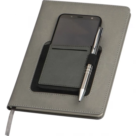 Notes A5 Tilburg - szary (GE-2681-07)