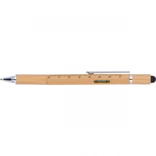 Multifunkcyjny długopis 6w1 Coimbra - beżowy (GE-3040-13)