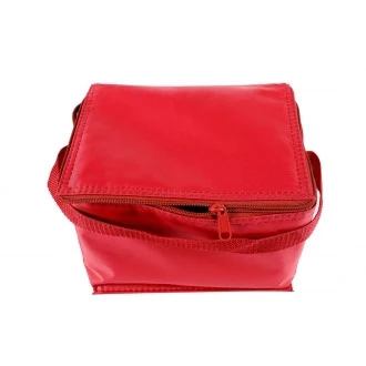Torba termiczna na 6 puszek 0,5 l - czerwony - (GM-67104-05)