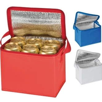 Torba termiczna na 6 puszek 0,5 l - czerwony - (GM-67104-05)