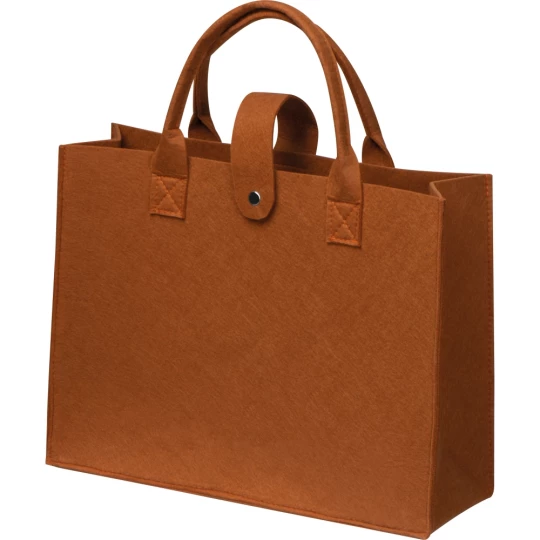 Torba z filcu RPET - brązowy - (GM-63771-01)