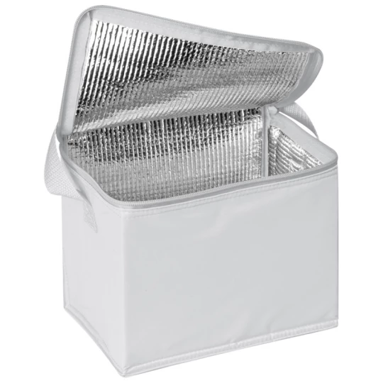 Torba termiczna na 6 puszek 0,5 l - biały - (GM-67104-06)