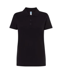 Koszulka polo damska POPL 200 BK L