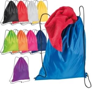 Worek sportowy z poliestru - czarny - (GM-68515-03)