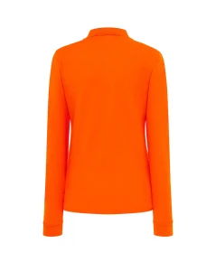 Koszulka polo damska z długim rękawem POPL 200 LS OR XXL