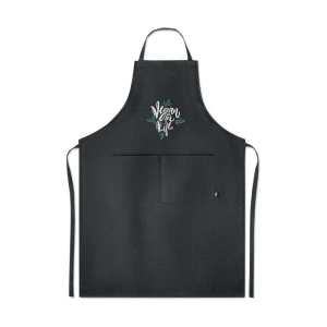 Fartuch regulowany z konopi - NAIMA APRON (MO6164-03)