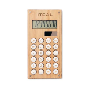 8-cyfrowy kalkulator bambusowy - CALCUBAM (MO6215-40)