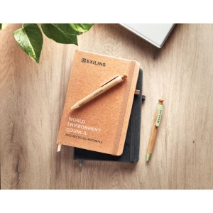 Notes A5 z recyklingowanego - BAOBAB (MO6220-01)