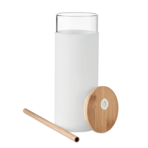 Szklanka 450ml z pokrywką - STRASS (MO6352-06)
