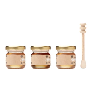 Zestaw 3 sztuk miodu - BEEBEE SET (MO6441-40)