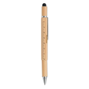 Bambusowy długopis z poziomicą - TOOLBAM (MO6559-40)