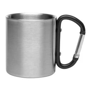Metalowy kubek 210 ml z karabińczykiem | Easton (V8437-03)