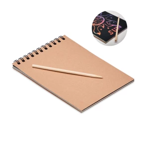 Notes z papierem typu zdrapka - BLACK (MO6699-40)