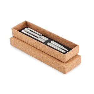 Stalowe długopisy z recyklingu - GRAZ SET (MO6795-16)