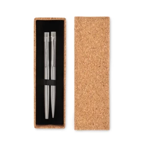 Stalowe długopisy z recyklingu - GRAZ SET (MO6795-16)
