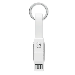 Brelok z kablem ładującym 4w1 - KEY C (MO6820-06)
