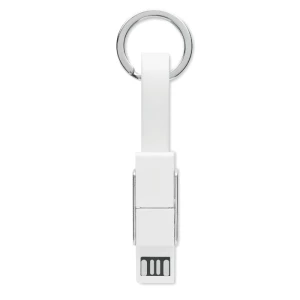 Brelok z kablem ładującym 4w1 - KEY C (MO6820-06)