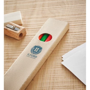 4 odblaskowe ołówki w pudełku - BOWY (MO6836-99)