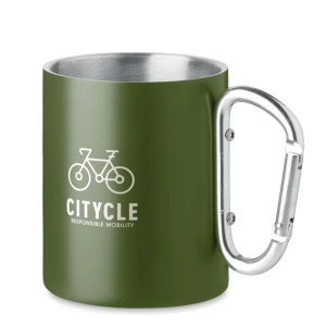 Metalowy dwuścienny kubek300ml - TRUMBA (MO6873-60)