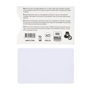 Karta do portfela, ochrona RFID (P820.523)