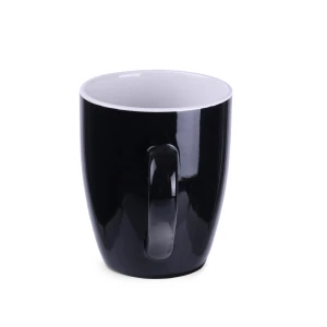 Kubek Ilona 300ml czarny/biały (M040)