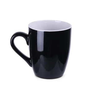 Kubek Ilona 300ml czarny/biały (M040)