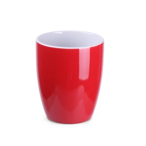 Kubek Ilona 300ml czerwony/biały (M040)
