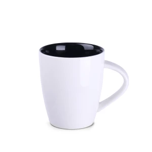 Kubek Joy 250ml biały/czarny (M008)