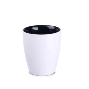 Kubek Joy 250ml biały/czarny (M008)