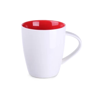 Kubek Joy 250ml biały/czerwony (M008)