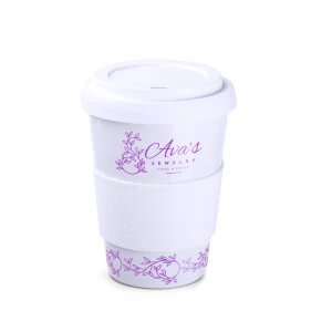 Kubek Coffee2go Classic 350ml biały/biały (M514)
