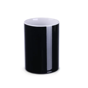 Kubek Anna 280ml czarny/biały (M049)